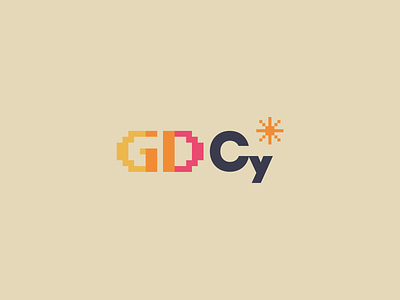 GDCy redesign concept branding gamedev logo logotype pixel