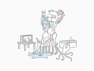 Crystallize 404 Page Illustration