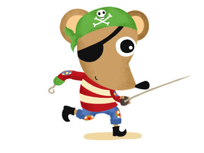 Pirate Mouse animal illustration childrens illustration mouse illustration picture book pirate illustration