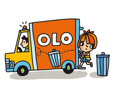 I want to be a garbage man! childrens illustration cute garbage man garbage man illustration illustration