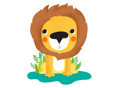 Little Lion childrens illustration cute illustration lion lion illustration