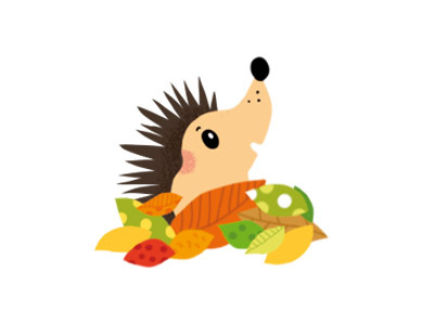 Hedgehog animal illustration cute fun hedgehog illustration illustration for children