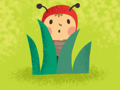 Oh look! bug bug illustration cute illustration