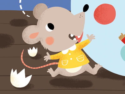 Little Mouse cute easter illustration mouse illustration