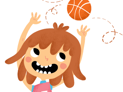Basketball Championship Character basketball basketball illustration childrens illustration illustration