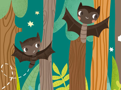 Little Bats bat bat illustration childrens illustration illustration