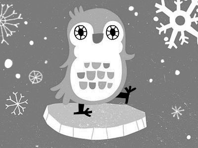 Winter Owl character illustration childrens illustration illustration owl winter illustration