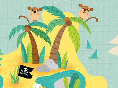 Treasure map! childrens book childrens illustration kidlitart maze pirate pirate illustration treasure