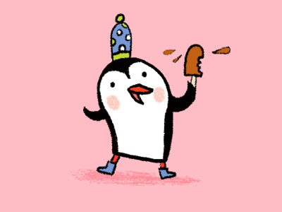 It's ice cream weather! abc abc book animal character childrens book childrens illustration cute ice cream illustration kidlitart kids illustration penguin
