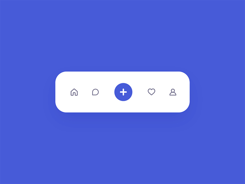 Navigation Bar - micro interaction aftereffects animation branding dribble flat illustration icons microinteraction navigation bar ui ux