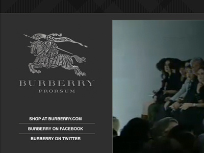 Burberry fashion web