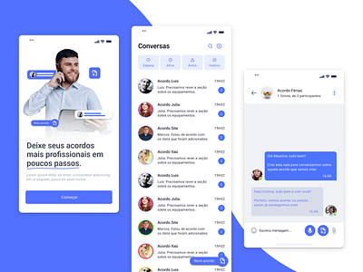 Business Negotiation App - Minha Palavra design ui uidesign uidesigns ux uxdesign