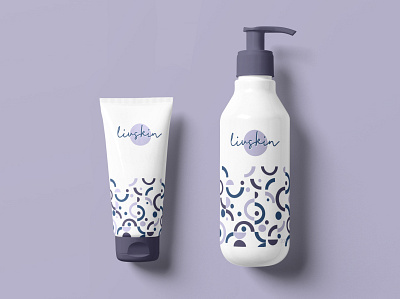 Packaging for Livskin branding design graphic design logo packaging