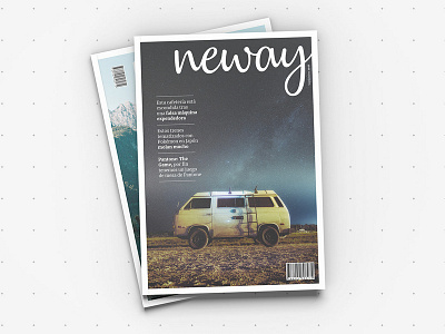 Neway magazine book book cover branding design editorial design graphic design indesign logo