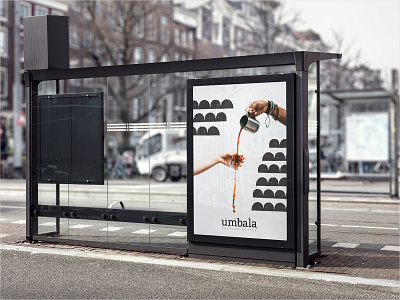 Umbala Coffee | Billboard branding design graphic design indesign logo poster