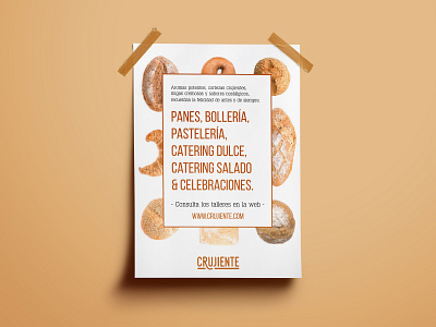 Crujiente | Poster branding design graphic design logo poster