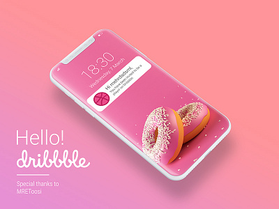 Hello Dribbble android dribbble hello mehrdadsml persian pink ui ux