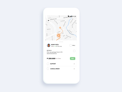 Concept for a delivery app