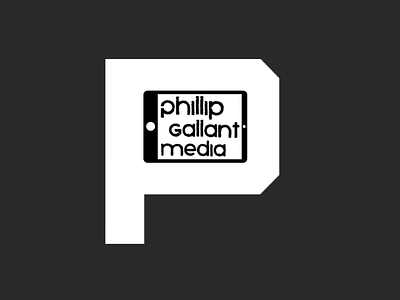 Phillip Gallant Media Logo by Phillip Gallant art direction author branding creative creative direction creator design logo logo design logotype logotype design media phillip gallant phillip gallant media social media