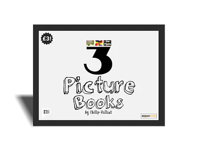 3 Picture Books by Phillip Gallant Promotional Item amazon art direction branding creative creative direction creator design everyone phillip gallant picture book posters