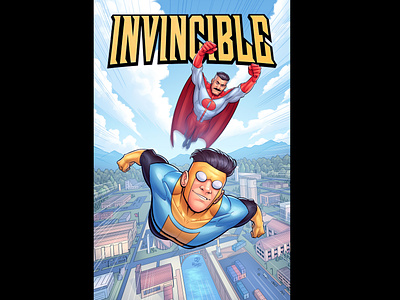 Invincible Fan Art art artwork character art comic art comic book art digital art drawing illustration photoshop wacom cintiq