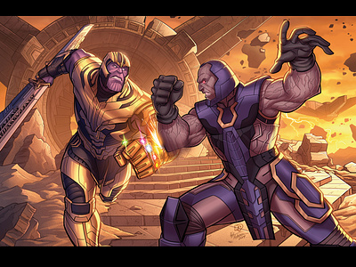 Thanos Vs. Darkseid (Marvel / DC Character Crossover