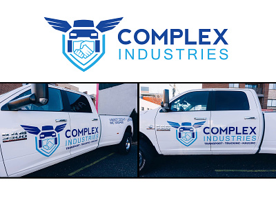 Logo Design for Complex Industries Trucking adobe illustrator branding graphic design logo logo design vehicle graphics