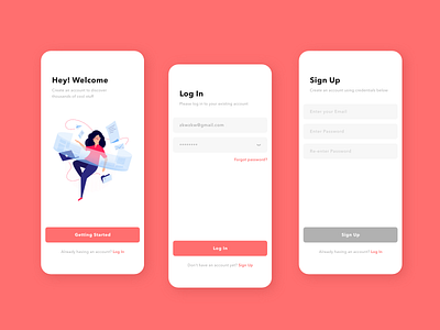 Daily UI 001 - Sign Up