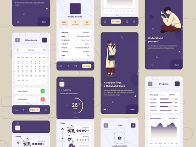 Educations app design graphic icon illustration list minimal search ui ux