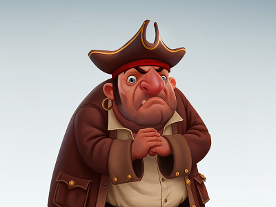 Pirate character illustration pirate