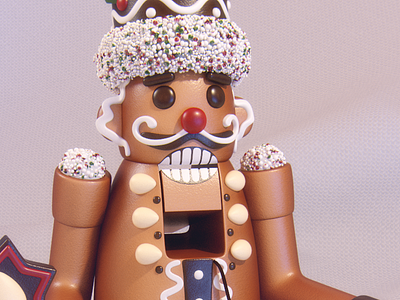 3D Christmas Nutcracker 3d character christmas festive happy merry nutcracker oasim v ray xmas