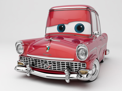 Vickey Blue Eyes maya oasim pixar cars eyes procedural texturing vickey vray