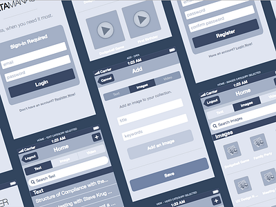 Mobile Wireframes mobile ux wireframe
