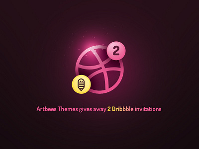 Your Golden Ticket Invitation to Dribbble! artbees artbees themes dribbble invitation invitation invitation giveaway jupiter the ken