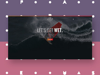 Farreus branding layout one page webdesign website wordpress