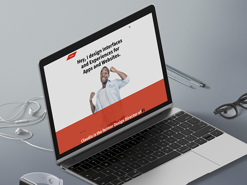 Kore portfolio template freelancer creative