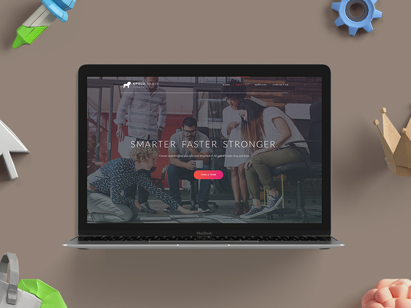 Epulo wordpress template shopping cart marketing manager e-commerce app