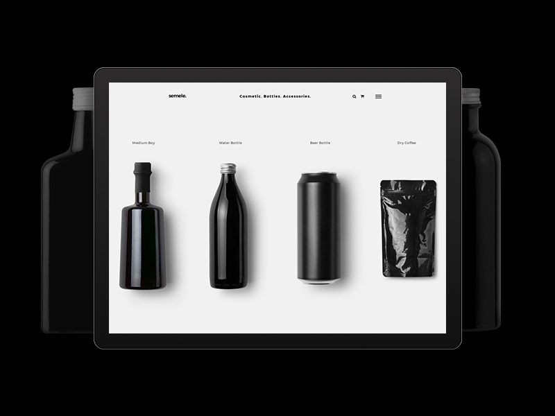 Semele shop packaging package design package online shop container boxing
