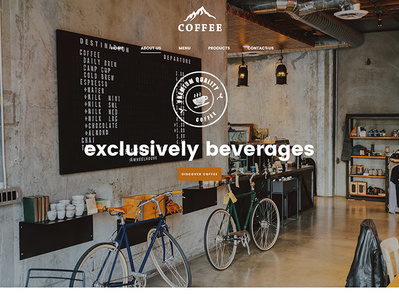 Free Coffee Webpage PSD Template Giveaway giveaway coffee jupiterwptheme branding wordpress template webdesign website template wordpress