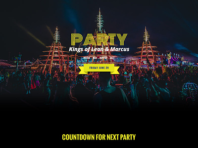 Free Party PSD Website Template giveaway party party website template template webdesign website wordpress wordpress template
