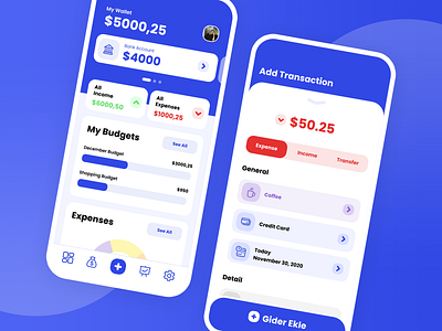 Wallet App Concept UI