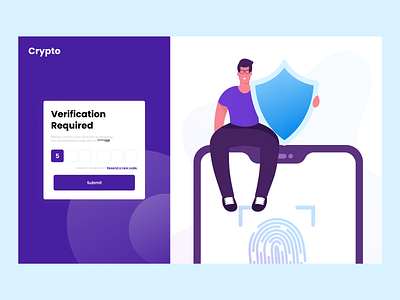 Verification Required Page UI