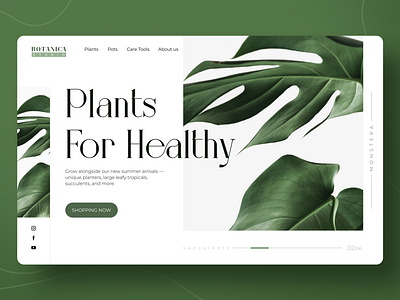 Botanica Studio - Landing page