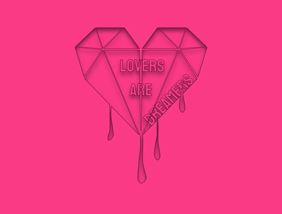 Lovers Are Dreamers branding design illustration logo web