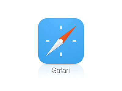 Safari iOS7 app icon ios ios7 iphone safari