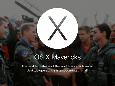 OS X "Mavericks" apple mavericks osx