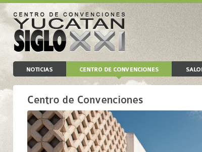 Siglo XXI website g3 header logo menu ui web