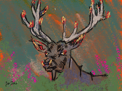 Fire Deer