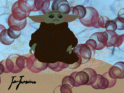 Baby Yoda Illustration