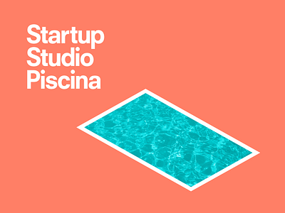 Startup Studio Piscina cool dive logo pool startup studio summer